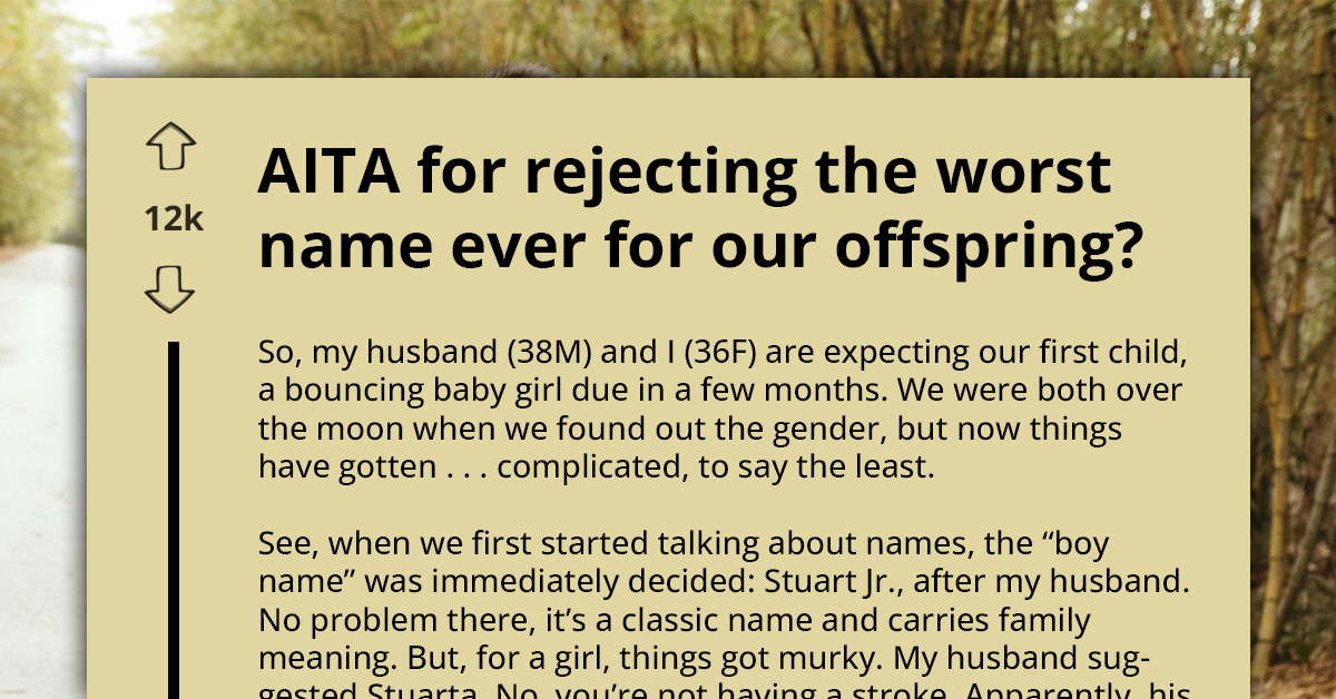 Man Insists on Naming His Daughter “Stuarta” to Honor Himself; Wife Calls It the Worst Name Ever