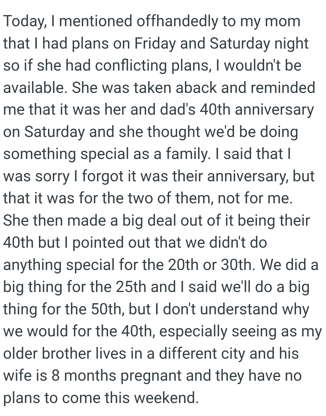 Making a big deal out of it