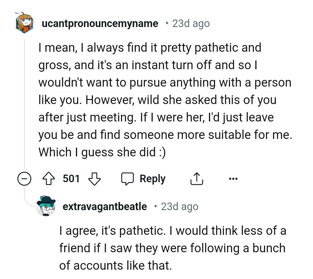 Finding someone more suitable