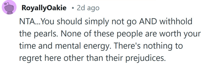None of these people are worth your time and mental energy.