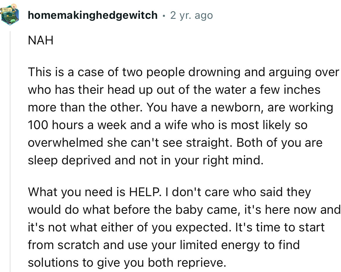 “This is a case of two people drowning and arguing over who has their head above water a few inches more than the other.”