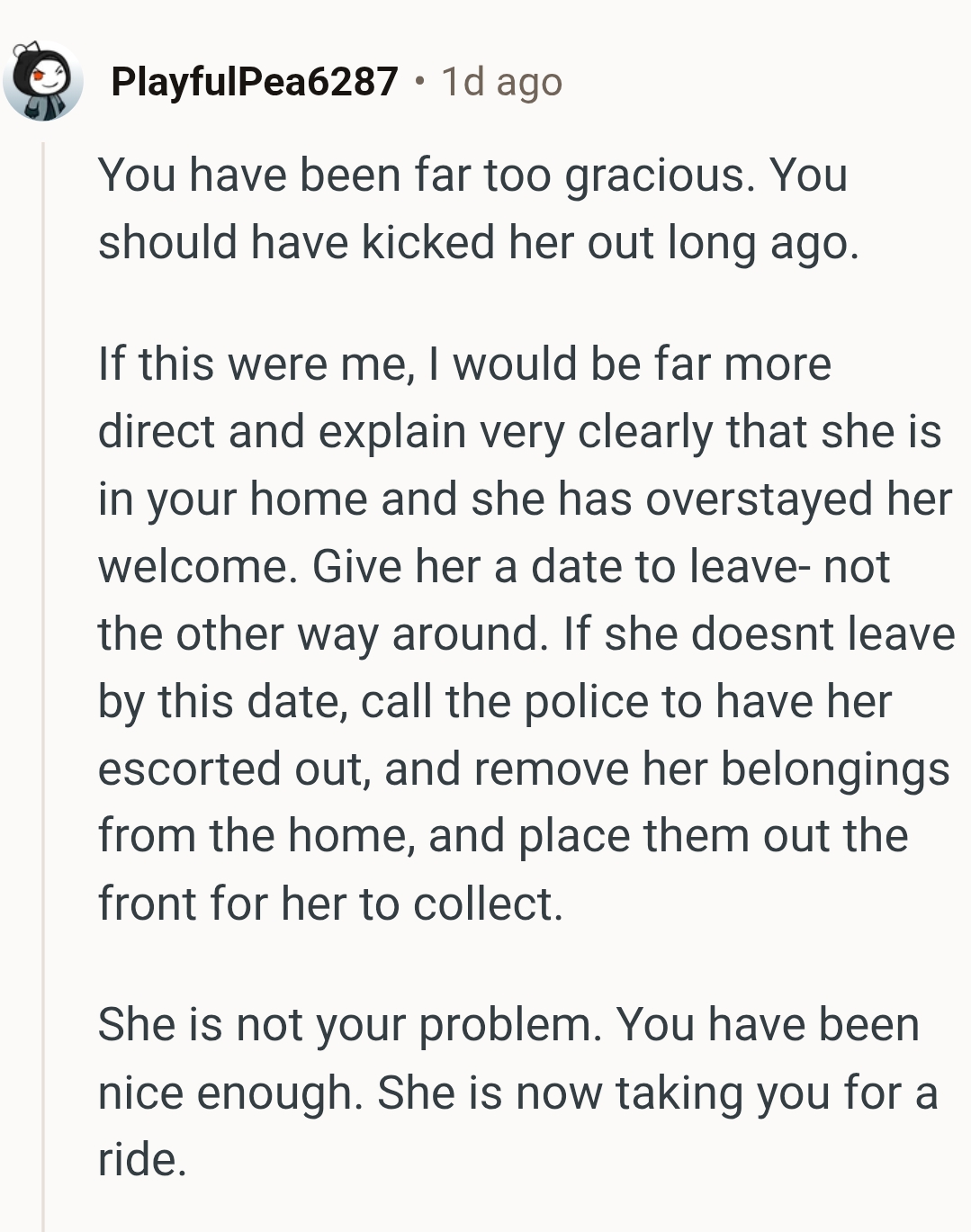 The OP has been nice enough to this friend
