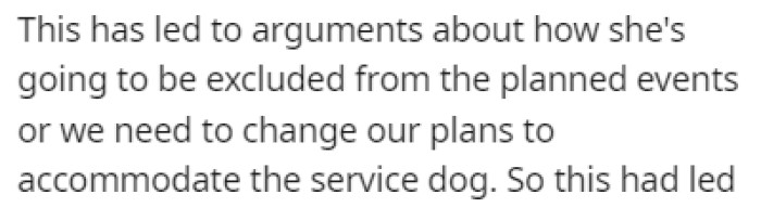 This caused an argument between them