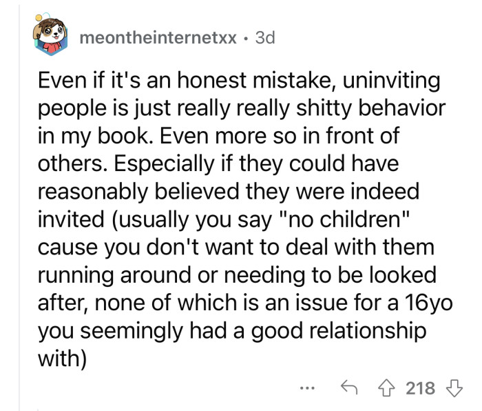 Even if it's accidental, it's never a pleasant feeling.