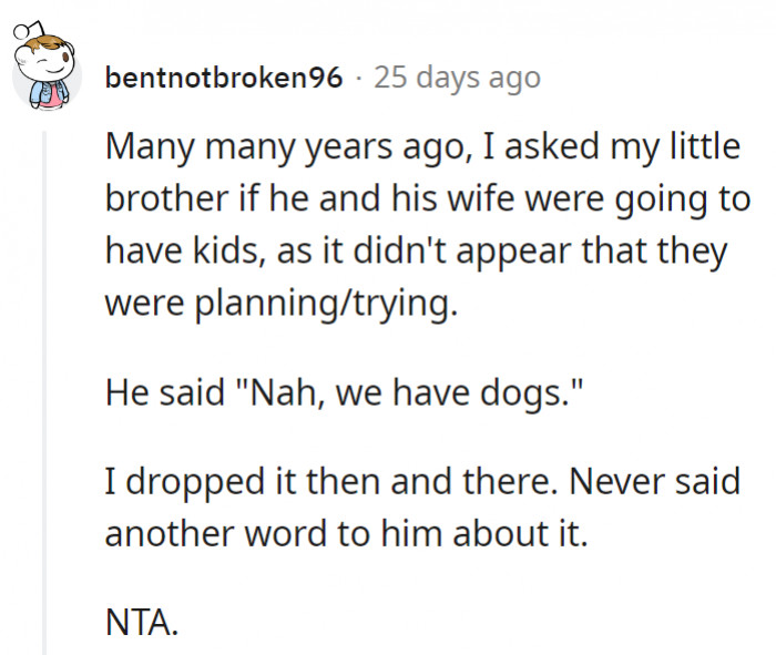 19. See? It's so easy to respect boundaries