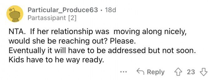 The kids need to be ready.