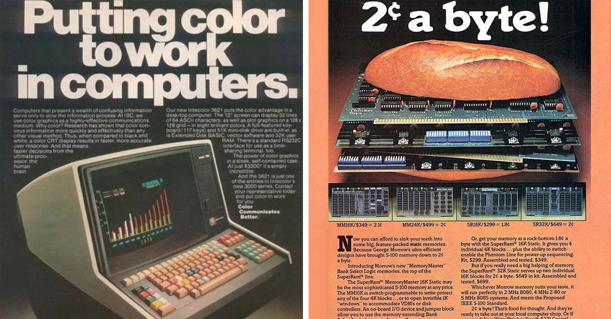 40 Vintage Technology Ads That Show How Society Has Come A Long Way, Especially When It Comes To Costs