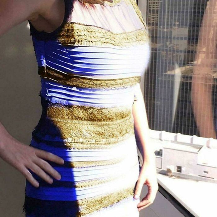 "So I Searched Up The Black And Blue Dress…"