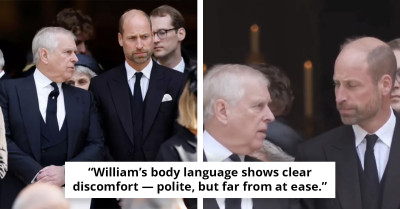 Royal Eyes on William and Andrew After Awkward Funeral Clip