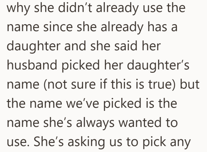 A reasonable question meets an unexpected answer. The name was not unused by choice, but by circumstance.