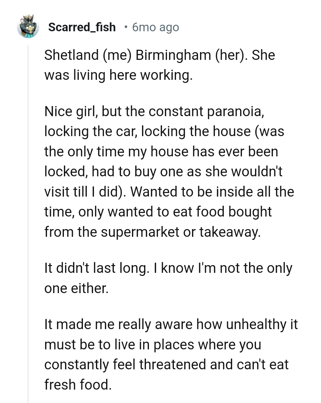 13. It's just the constant paranoia