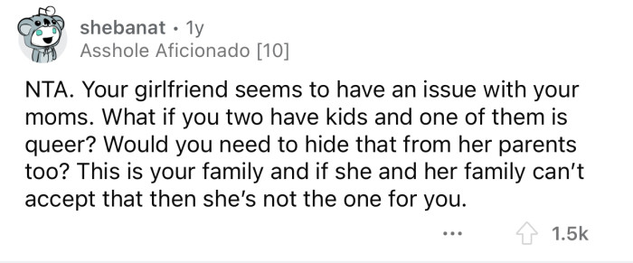 OP should reconsider his relationship after this incident.