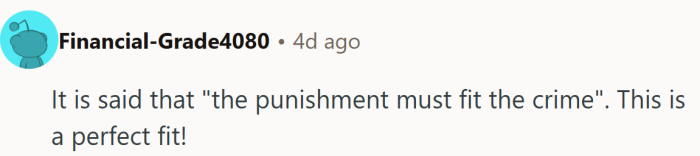Finally, a case where the math adds up. Thirteen bucks in, thirteen bucks out—karma with receipts.