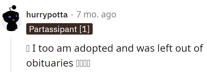 Adopted and left out of obituaries: the original VIP (Very Invisible Person) club.