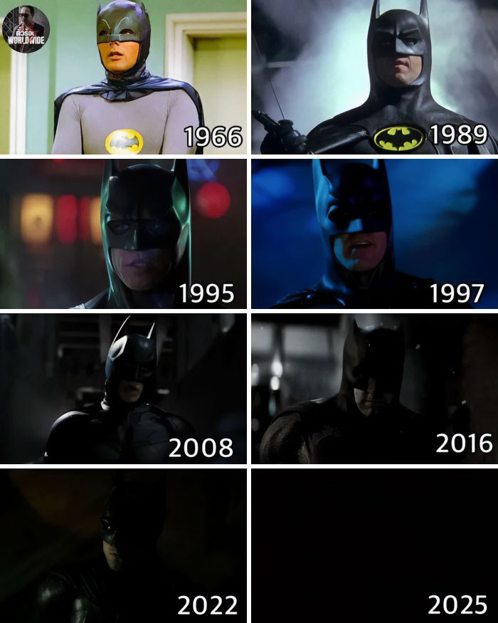 24. Evolution Of Batman (Colorized)