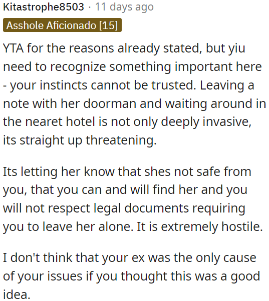 This behavior is highly hostile.