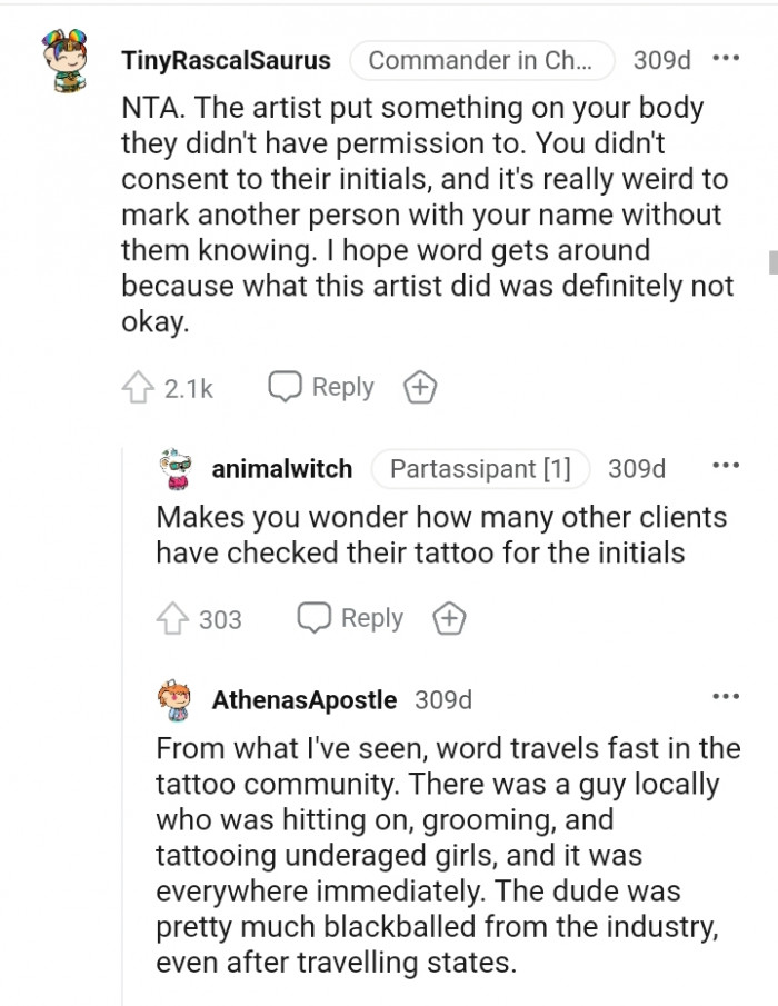 What this artist did was definitely not okay