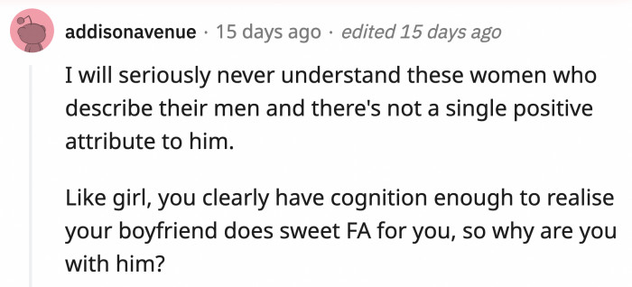 The reality of the situation doesn't sink in until you've seen it all written down