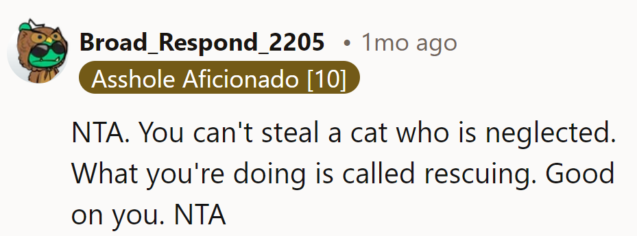 Rescuing: the purr-fect crime against neglect.
