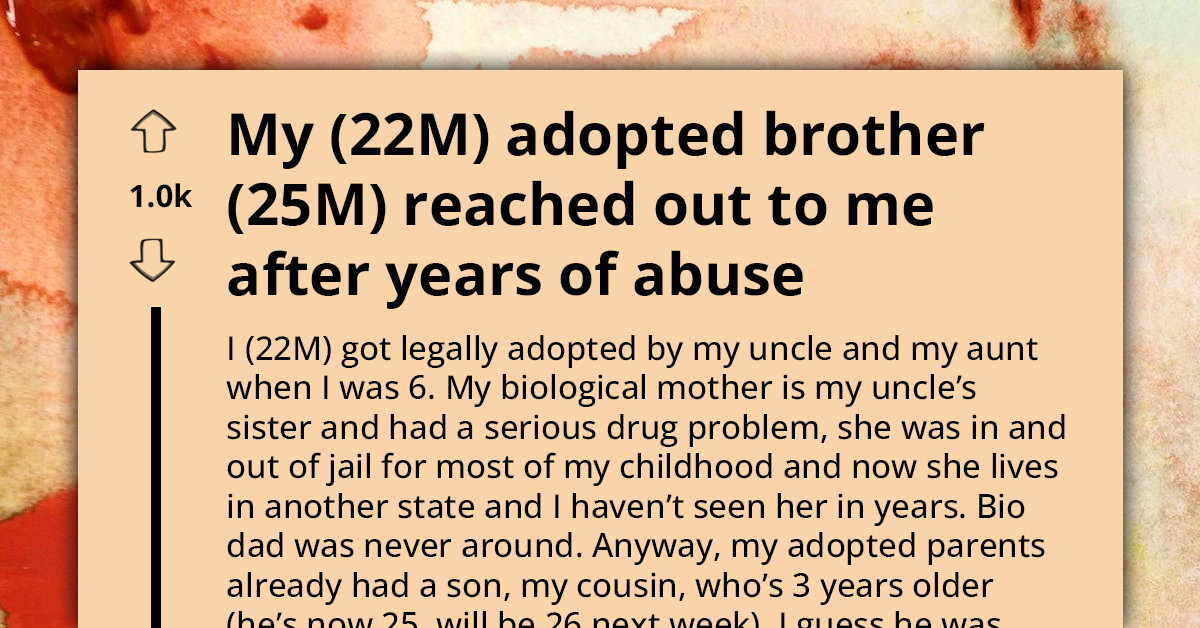 Abusive Man Reaches Out To His Adopted Brother Whom He Mistreated For Years; The Brother Isn't Ready To Mend Things Yet