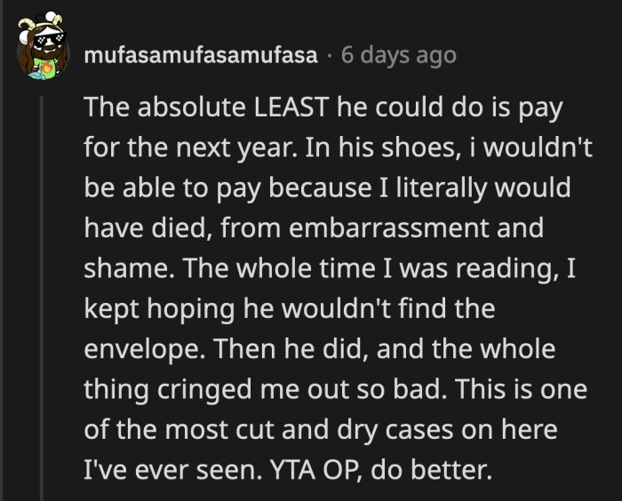 Rarely do we see stories on Am I The A**hole so clearly demonstrating who is at fault.