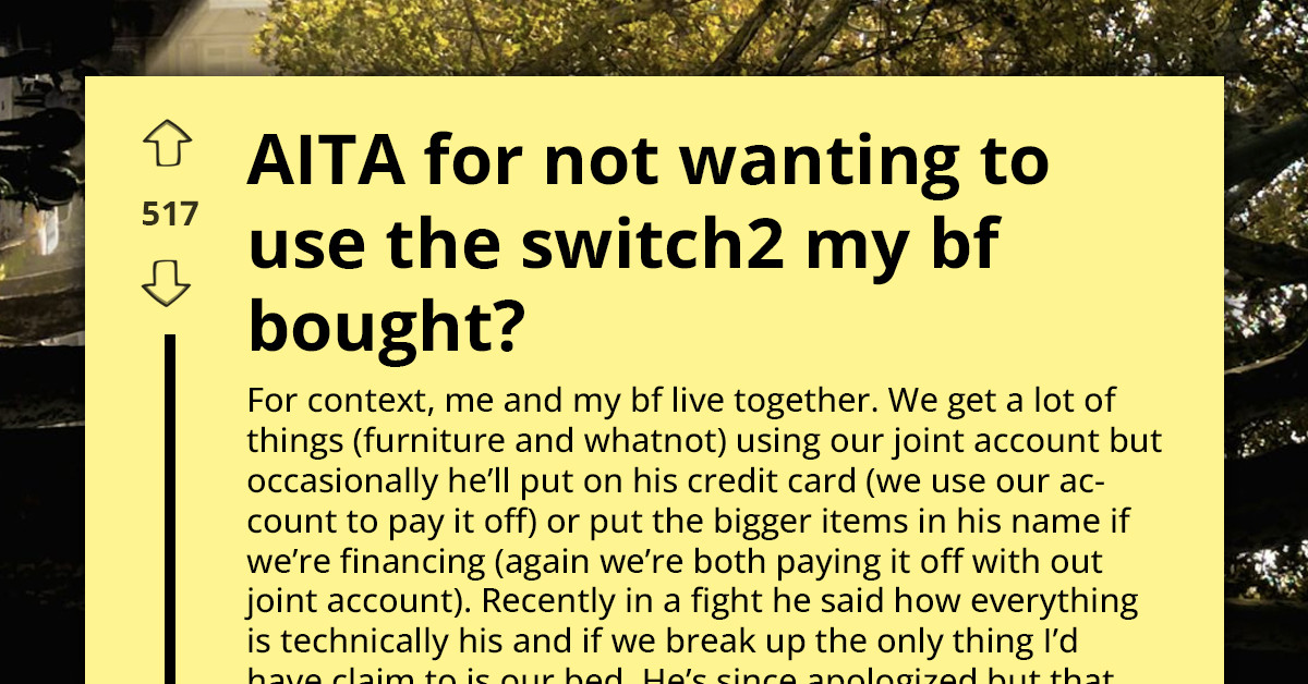 Woman Upset After Boyfriend Buys The Gaming Console She Planned To Buy For Herself