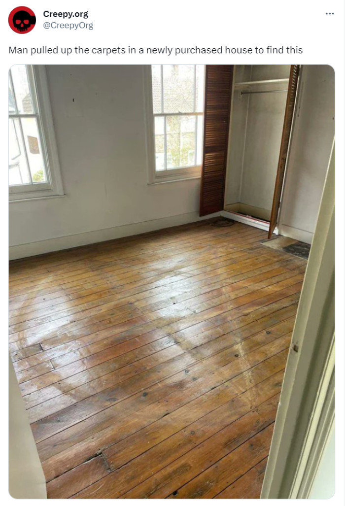 38. Do you think the previous owners were Satanists or pranksters?