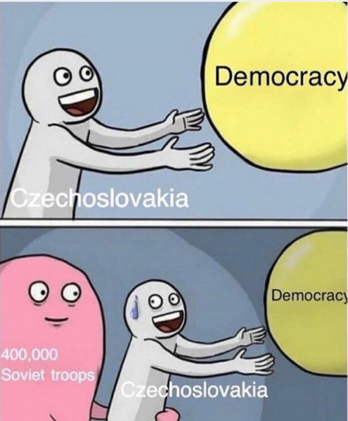 14. The Soviet invasion of Czechoslovakia