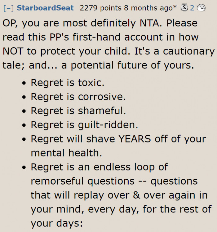 This may be a difficult situation to be in, but the OP needs to look after his son's well-being.