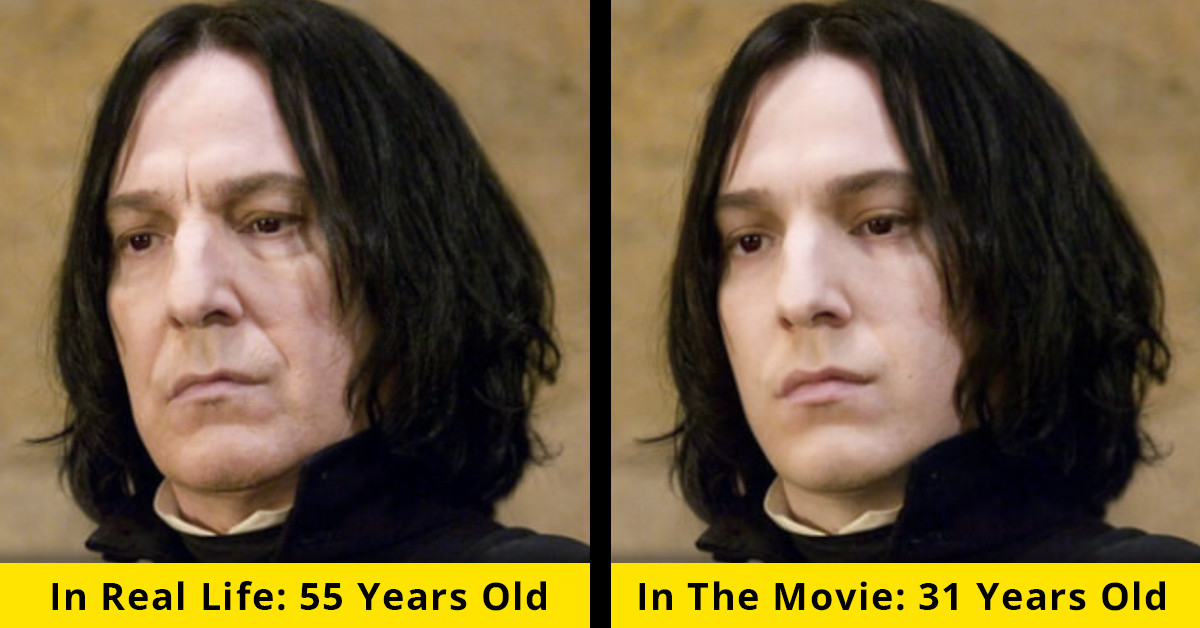 15+ Side By Side Photos Of Actors Vs How Would They Have Looked If They Were The Age Of Their Characters