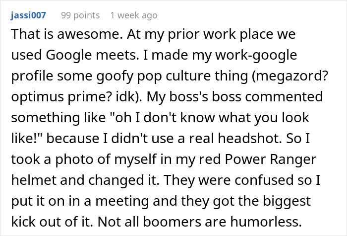 The biggest kick out of it