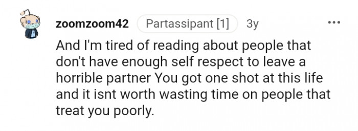 You only got one shot at this life