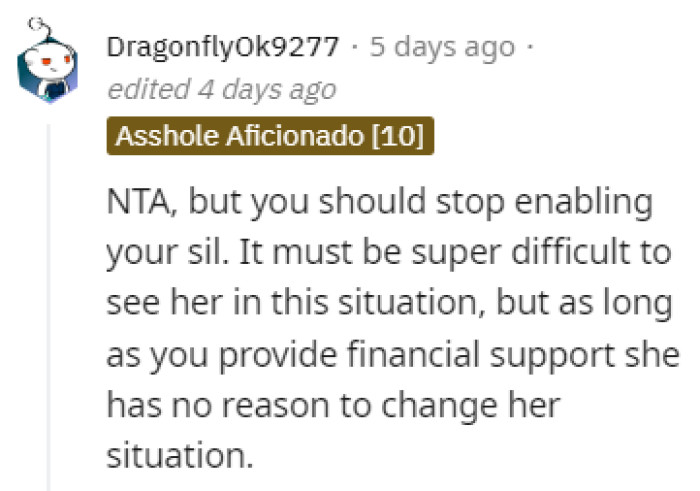 Give her a reason to change