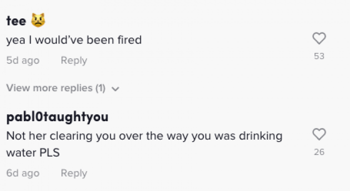 People admitted that they wouldn't have remained as calm as she did, and I think many of us agree with that.