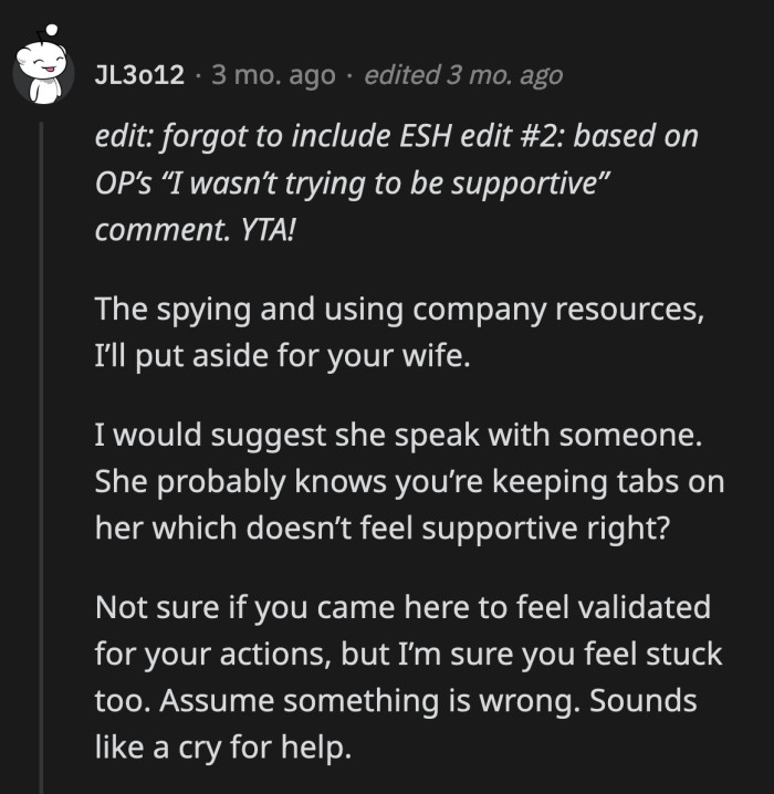 OP's problem could be beyond Reddit's paygrade