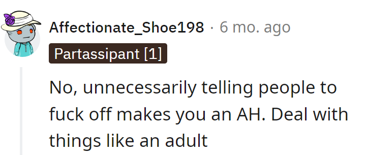 Adulting 101: Profanity doesn't earn gold stars. Handling things sans expletives—that's the real MVP move. #PoliteAdulthood