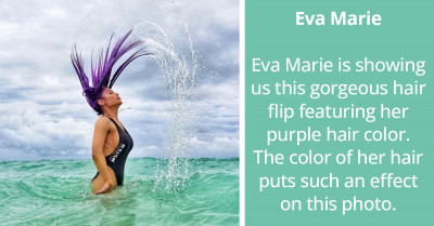 A Compilation Of Iconic, Aquatic Hair Flips Caught On Camera Featuring Our Favorite Celebrities