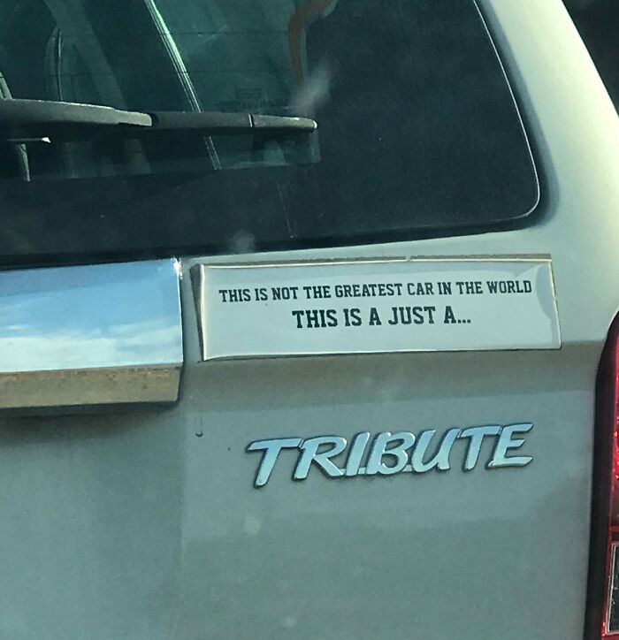 46. My Favorite Bumper Sticker Ever