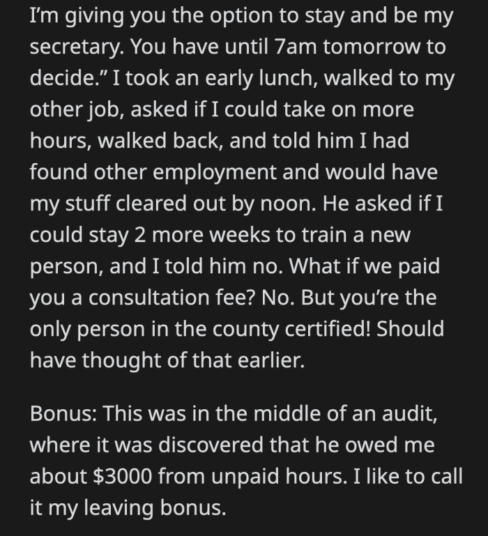 At least OP got a nice 