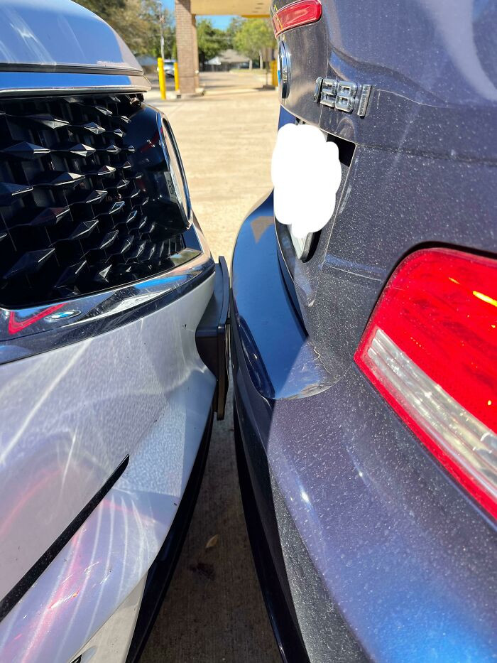 44. My mother had a conversation with her colleague regarding the way the colleague parked her car, which was on top of my mother's car. The colleague insists that there is enough space between the cars, but my mother also mentioned that this colleague has been engaging in bullying behavior towards her, not just related to this incident.