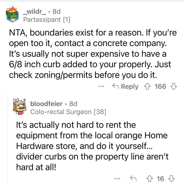 That's why it's crucial to have boundaries.