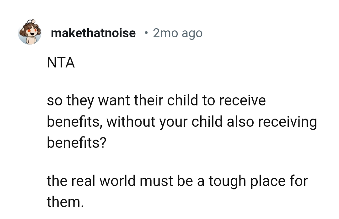 The real world is tough