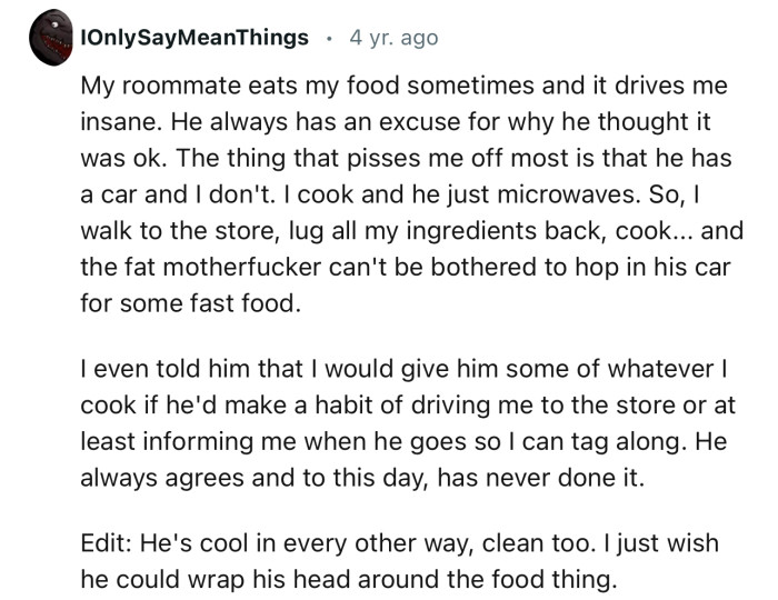 How do you handle a roommate who is cool in every other way but just doesn’t respect boundaries?