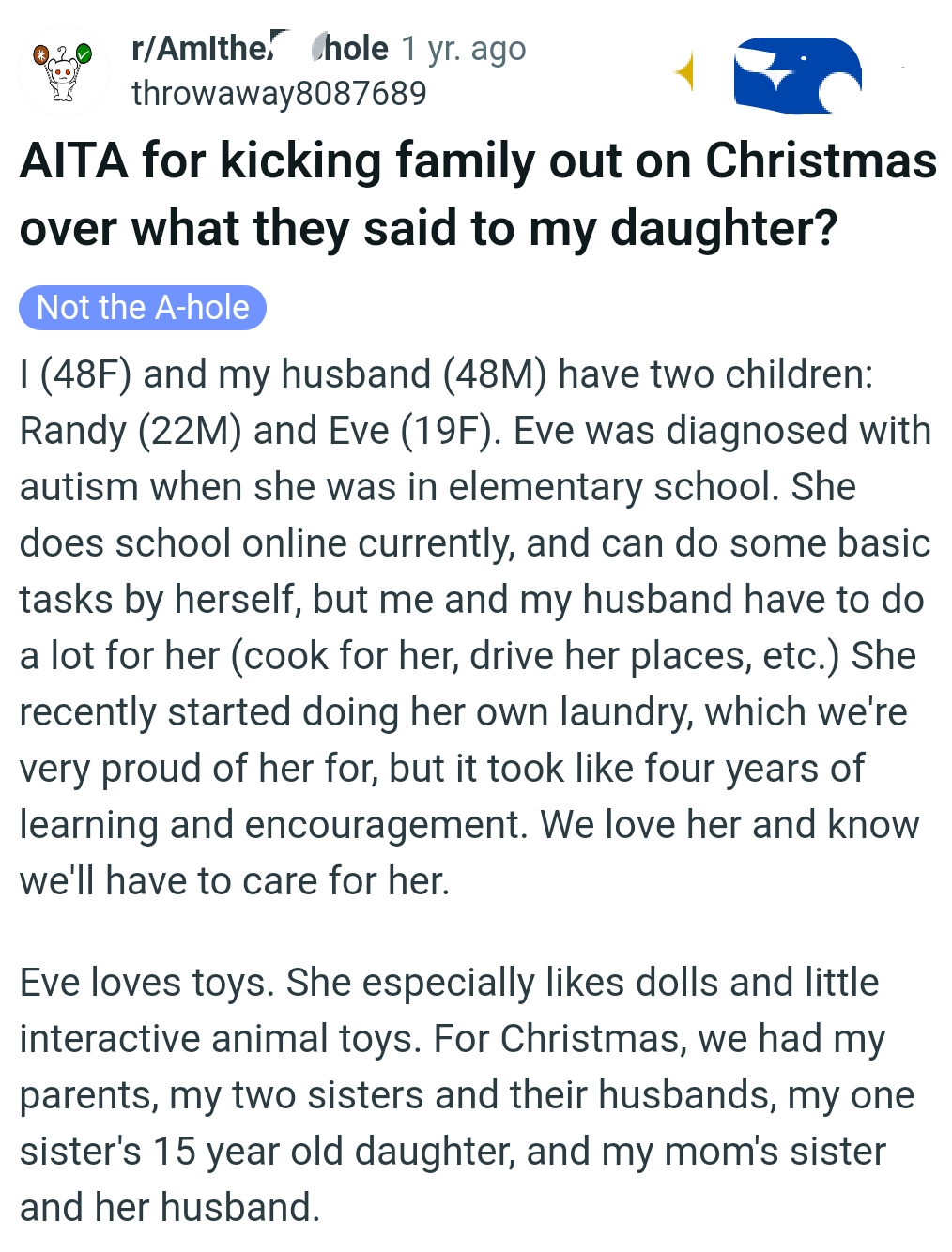 And the story begins