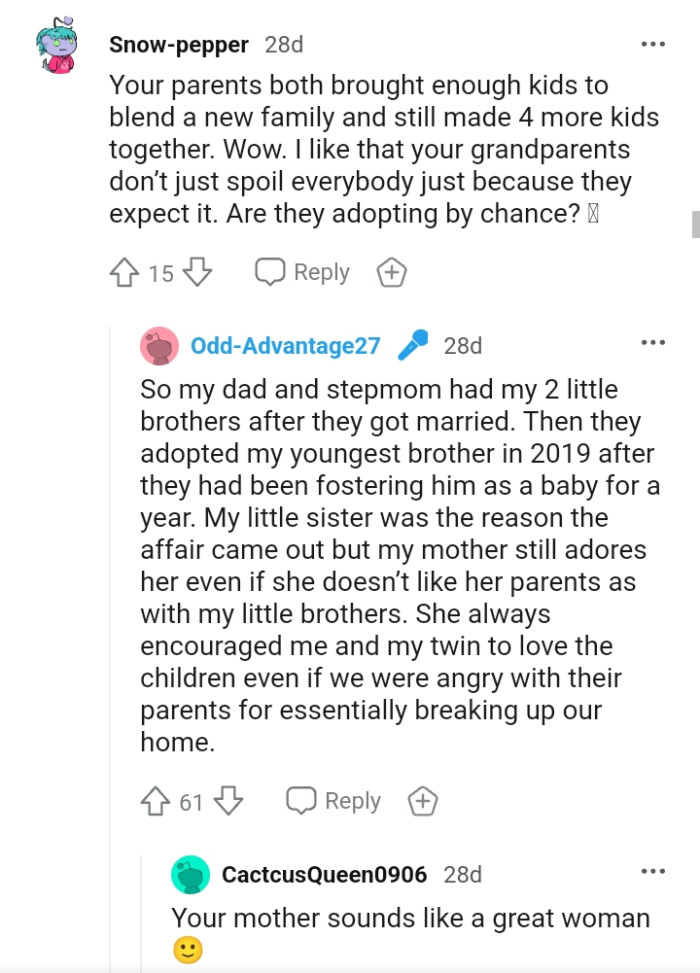 Bringing enough kids to blend in a new family