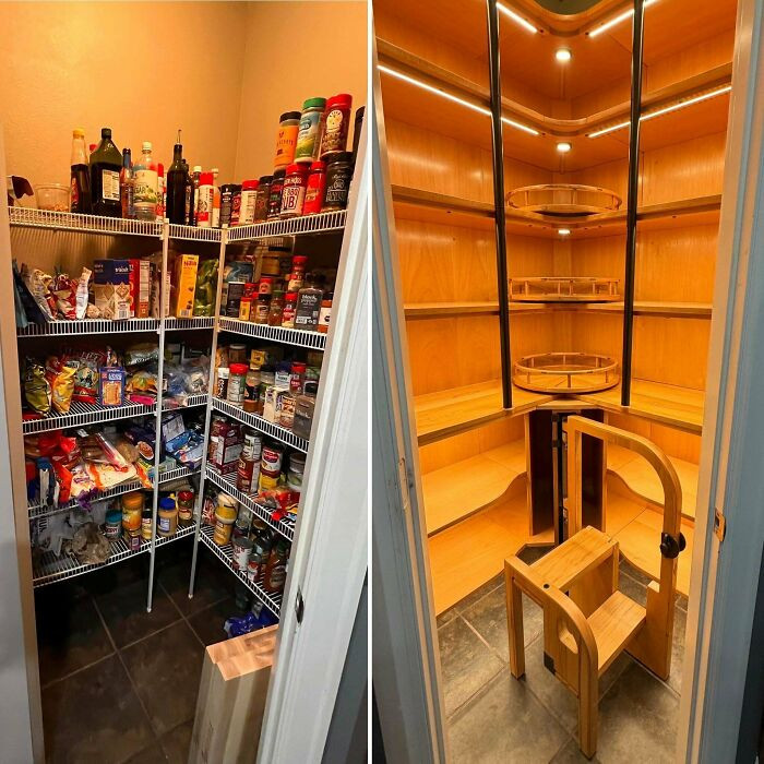 "Pantry I Redid For A Friend"