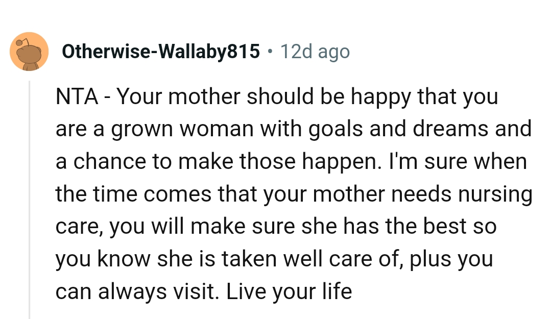 The OP can always visit