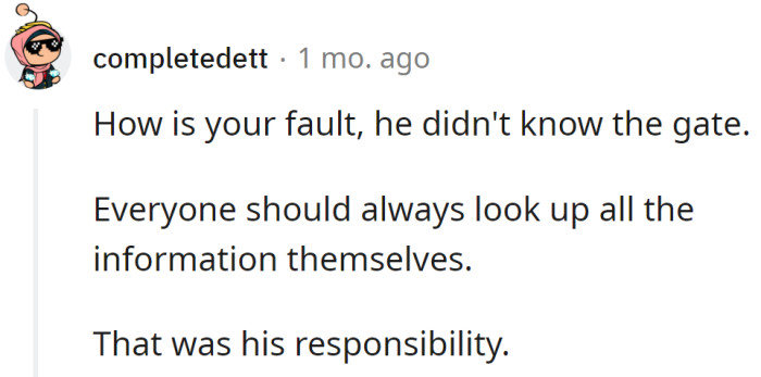 He got what he deserved