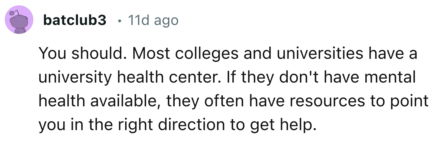 Most Universities Have a Health Care Center
