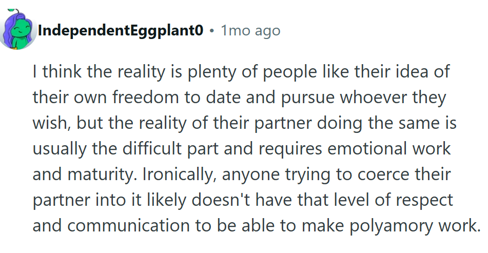 They want freedom, but for themselves... not others